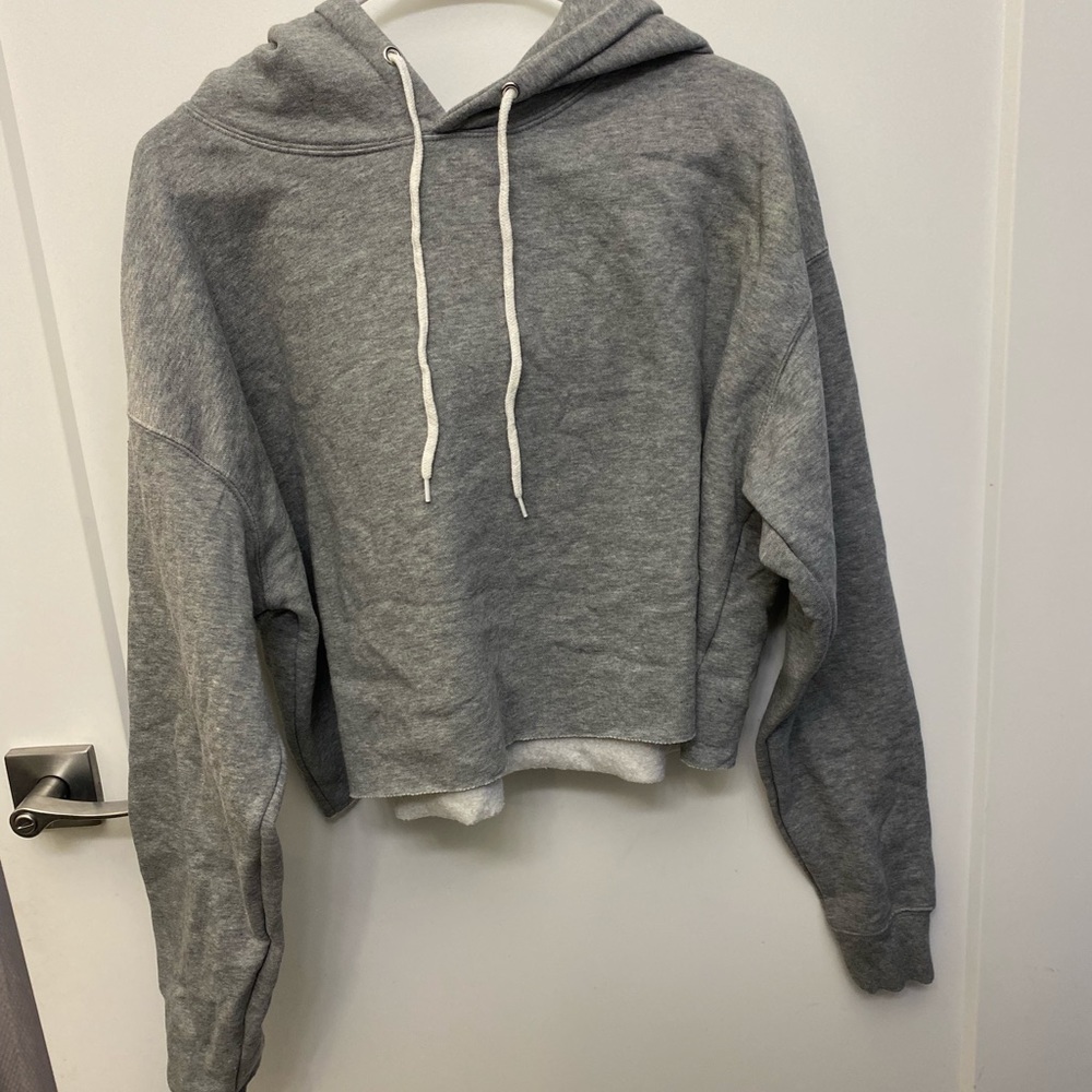 Grey wild fable target cropped hoodie size xxl